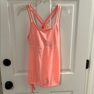 Pink Strappy Tank Top